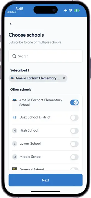 Schoolbuzz Preprod screenshot 2