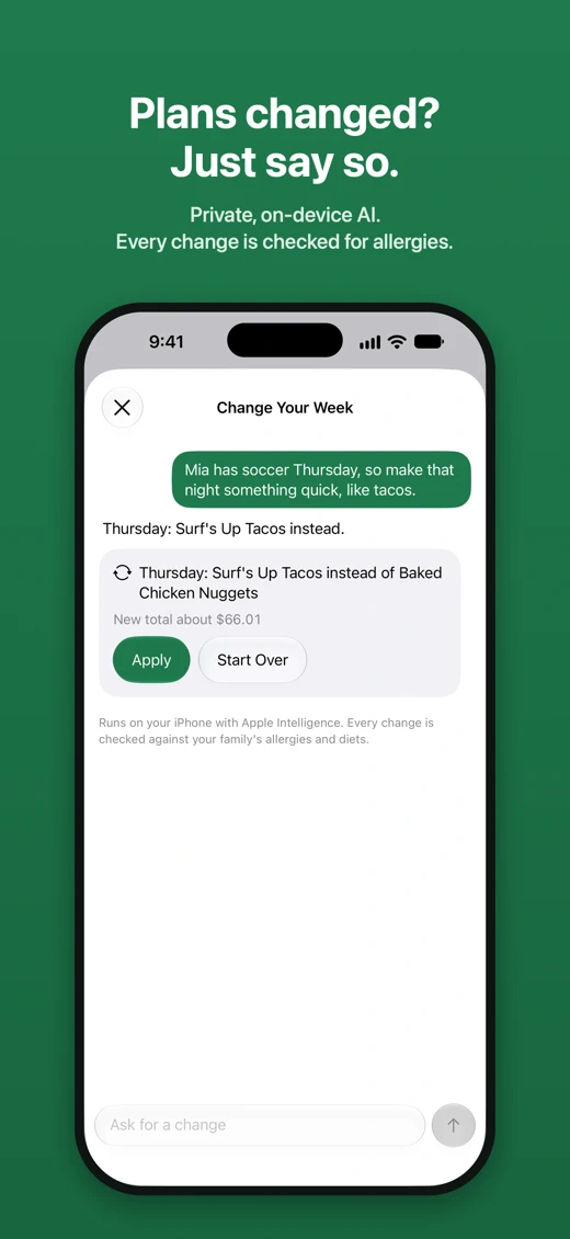 Kindly Fed: Family Meal Plan screenshot 5