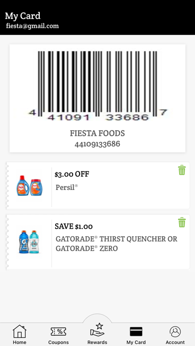 Fiesta Foods Rewards Screenshot