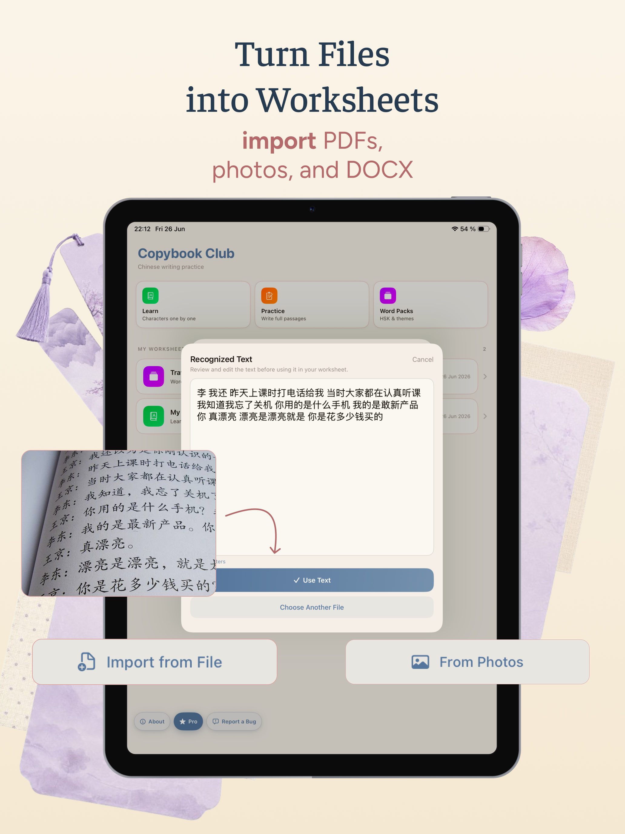 Copybook Club: Chinese Writing