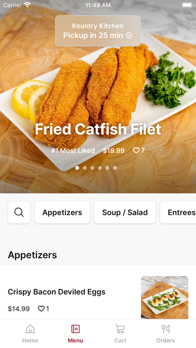 Kountry Kitchen To Go iPhone screenshot 2 - Food & Drink app