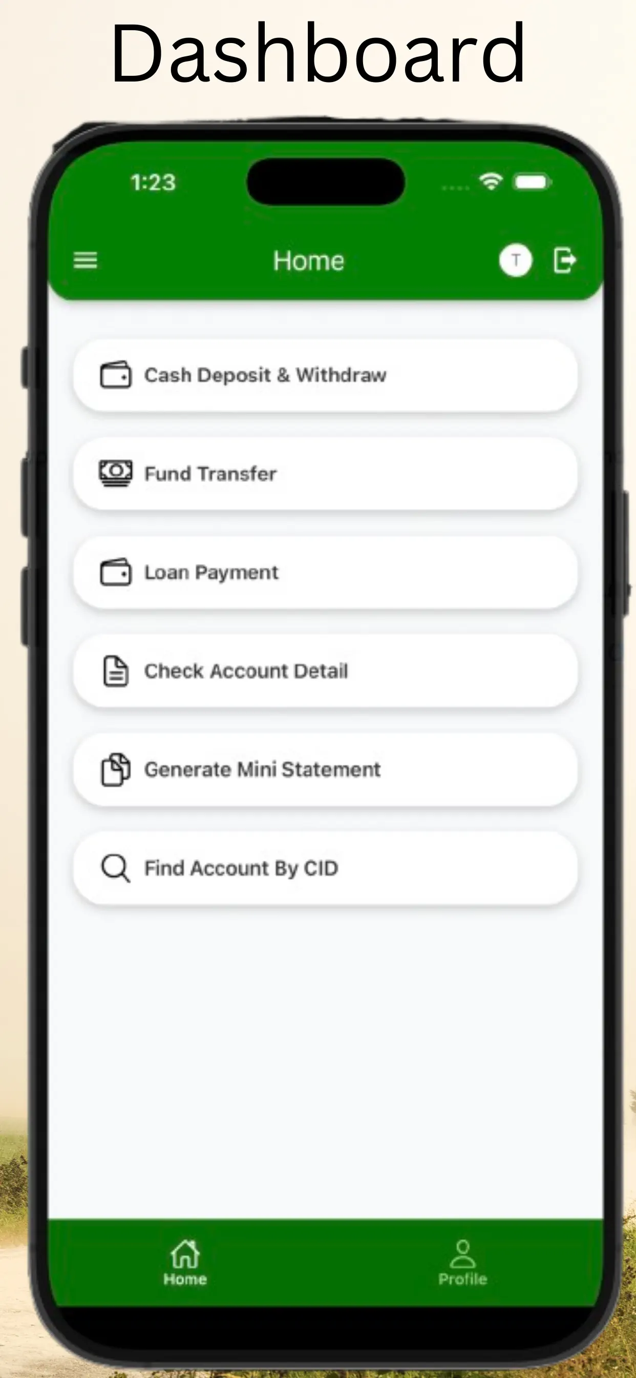 #2. Agent Banking (iOS) Podle: BHUTAN DEVELOPMENT BANK LTD