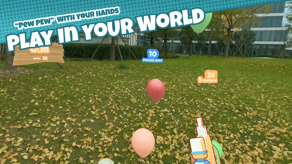PewPew - Spatial Finger Gun screenshot 1