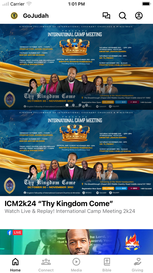 #1. Go’Judah Broadcasting Network (iOS) 由: GOJUDAH MINISTRY