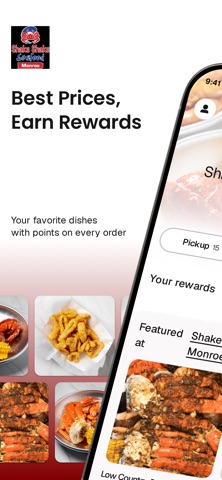 Shake Shake Seafood Monroe iPhone screenshot