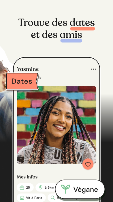 Screenshot #2 pour Grazer: Vegan Dating & Friends
