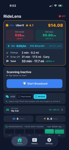 RideLens screenshot