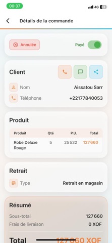 TikTak - Gestion de commandes Screenshot 5 of 10