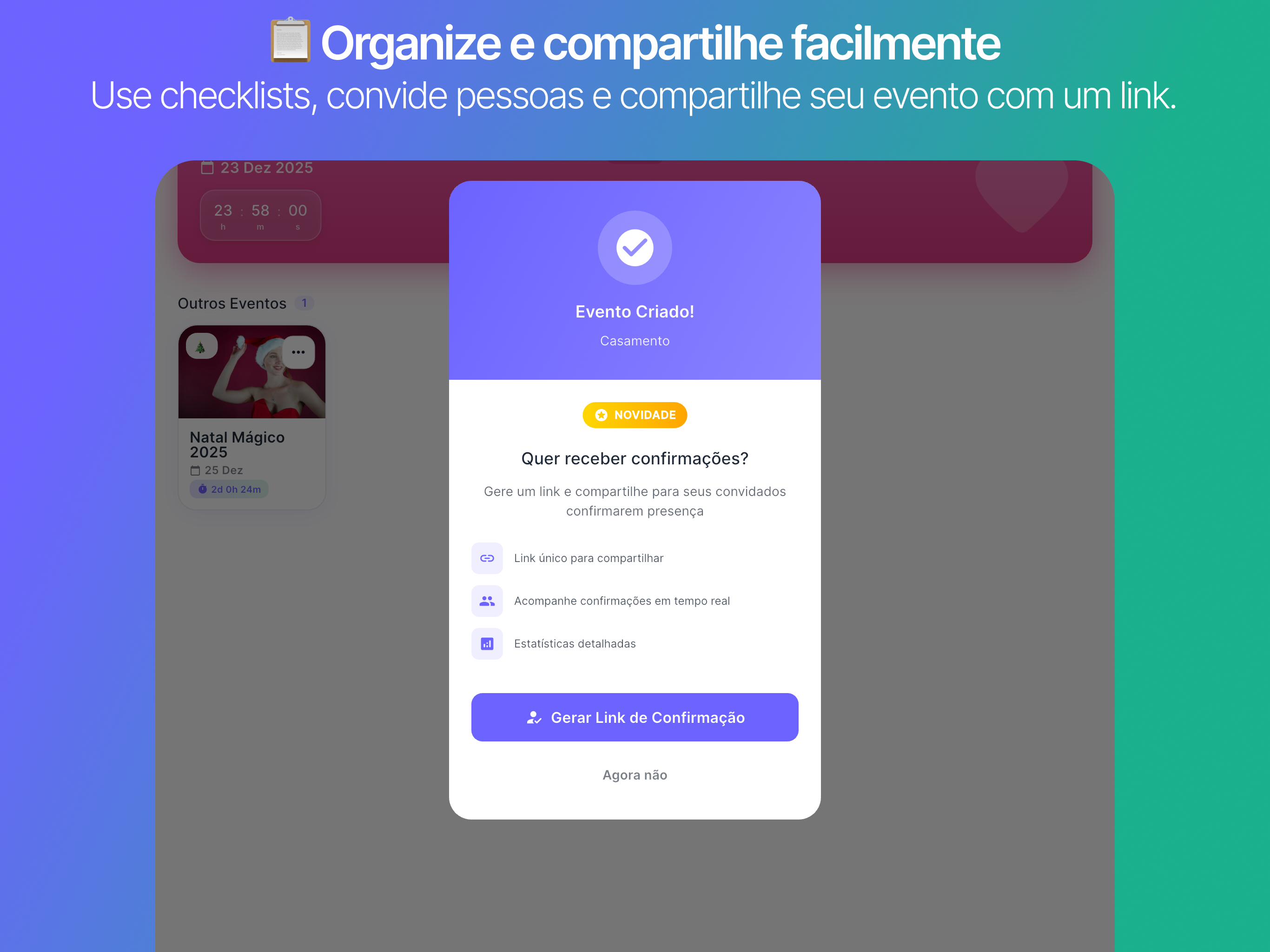 Eventos com RSVP screenshot 8