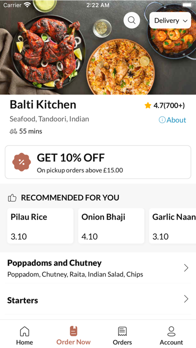 Balti Kitchen Screenshot