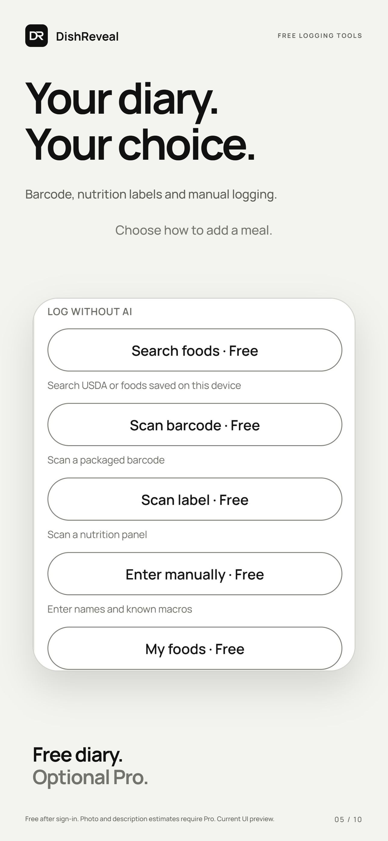 Screenshot 5 of AI Calorie Tracker: DishReveal