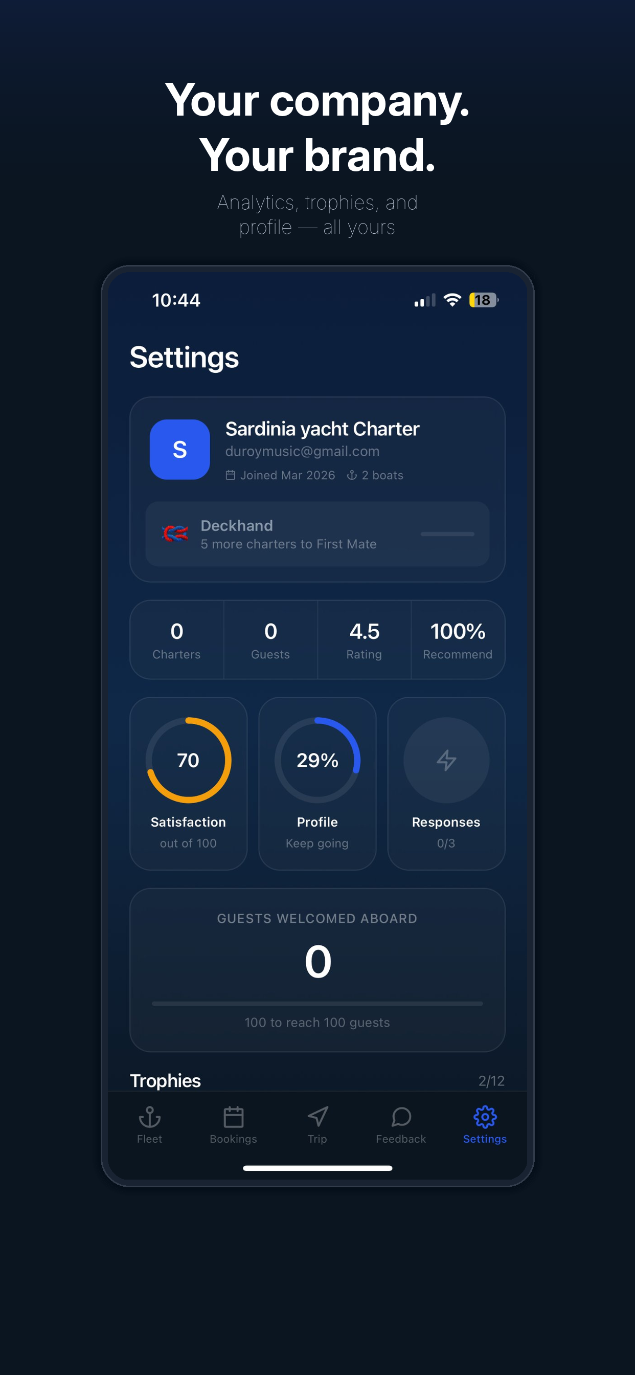 Embrk - Yacht Charter screenshot 6