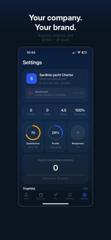 Embrk - Yacht Charter screenshot