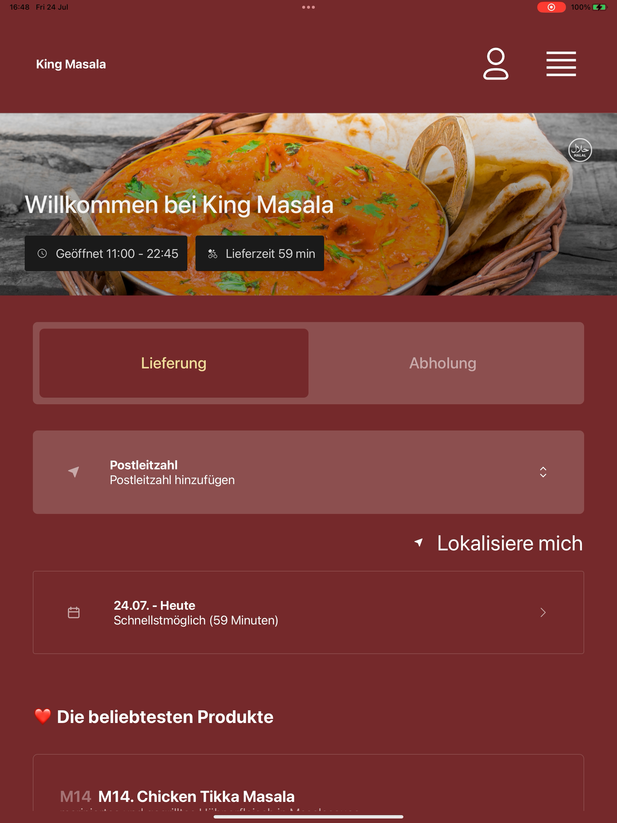 King Masala Augsburg screenshot 12