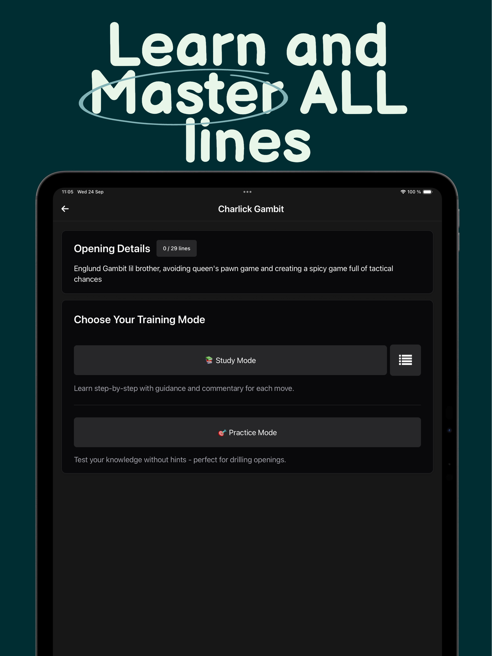 Chess Openings Coach - Theoria