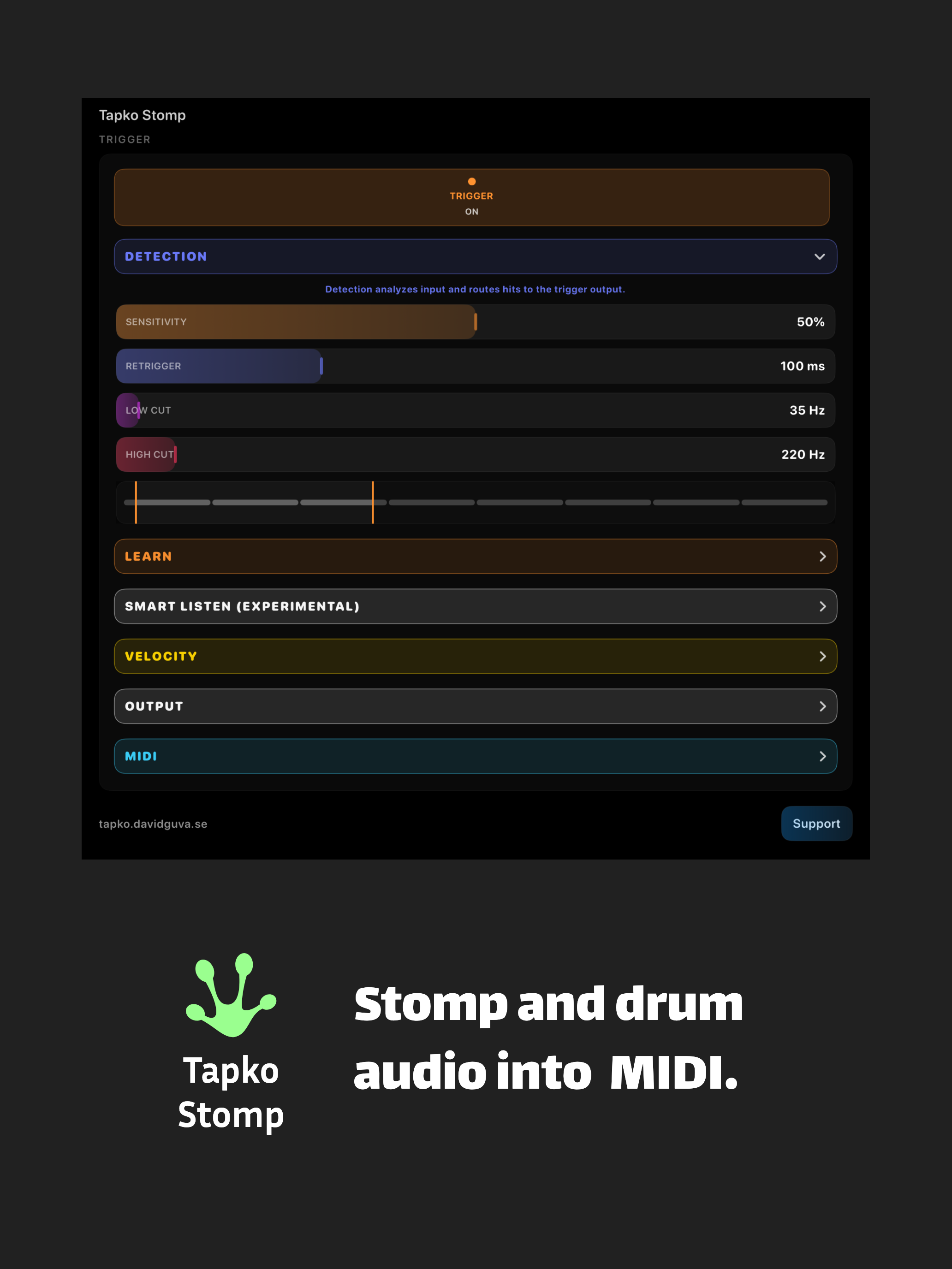 Tapko Stomp screenshot 2