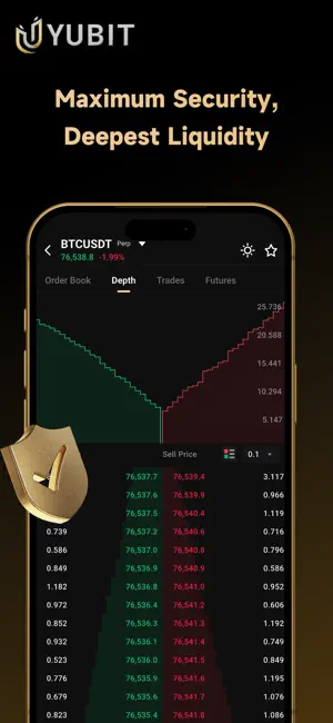 YUBIT: Crypto Exchange screenshot 2