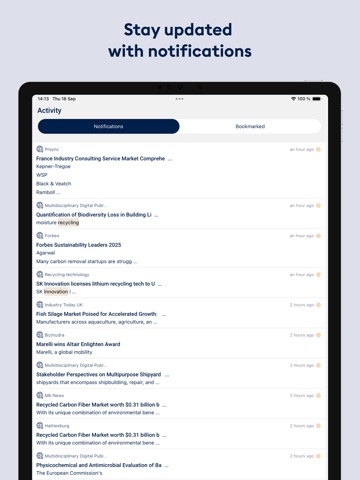 Retriever | Media Monitoring iPad screenshot 1