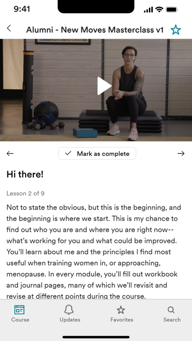 Fitness In Menopause Screenshot