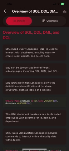 SQL In Easy Screenshot 2 of 5