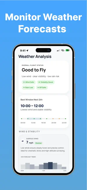 Drone Forecast & Fly Map screenshot 4