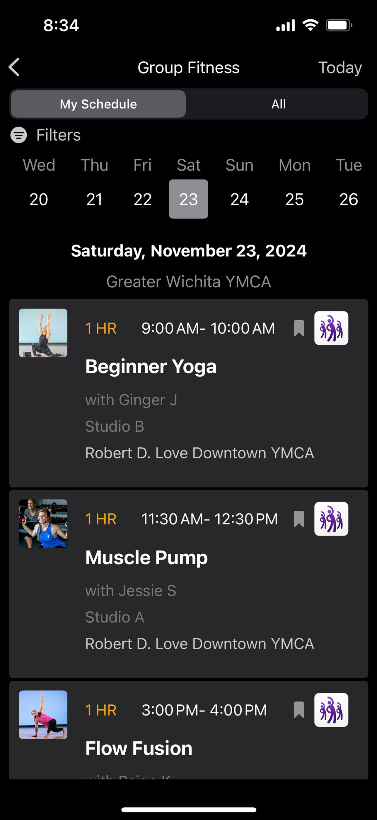 YMCA360 App Store screenshot