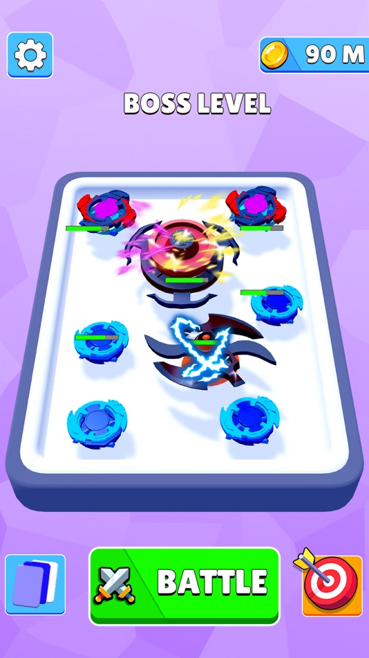 #2. Merge Battle Spinner Simulator (iOS) By: Abdul Rehman