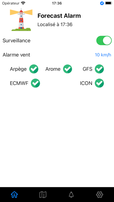 Screenshot #2 pour Forecast Alarm
