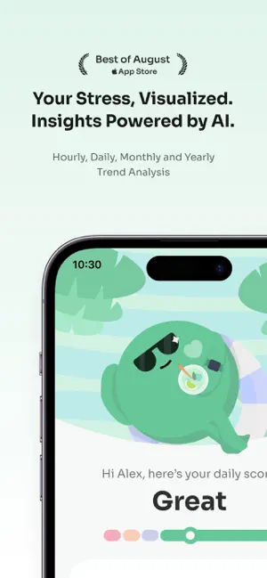 StressWatch: AI Stress Monitor iPhone screenshot 2