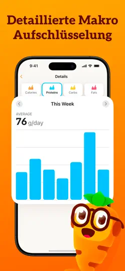 Screenshot von CalBot: Kalorien Zähler auf dem iPhone 5