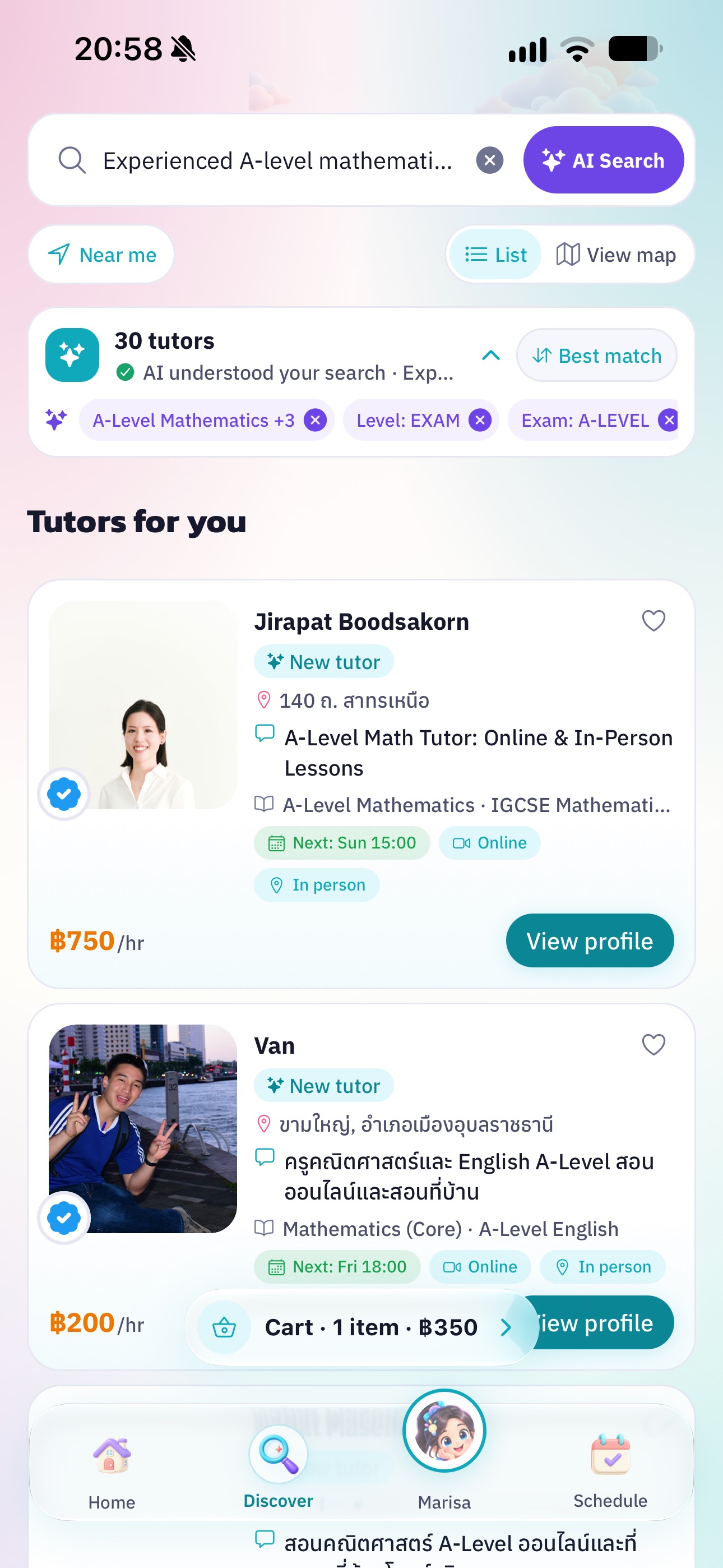 Screenshot 2 of Spark Tutoring