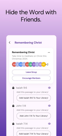 Hide The Word - Bible Memory screenshot