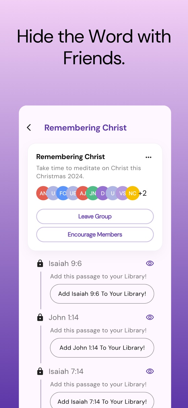 Hide The Word - Bible Memory screenshot 8