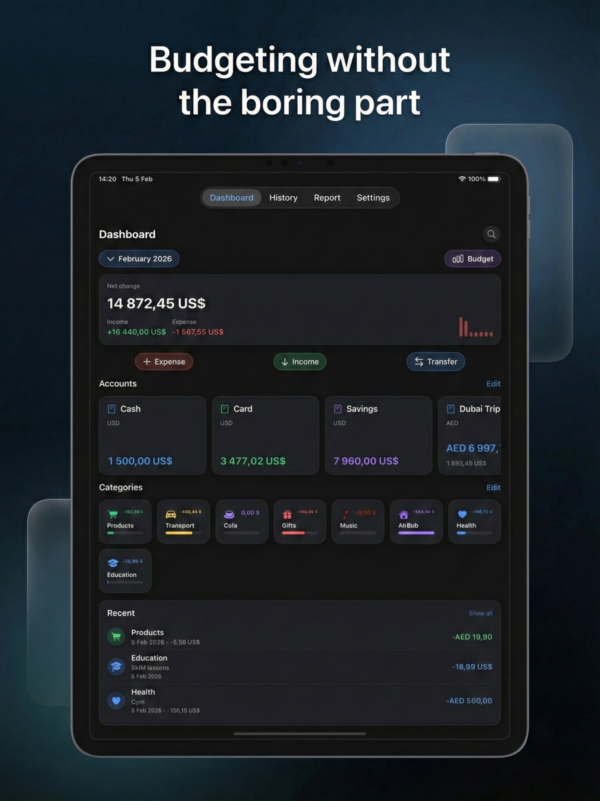 Spending Tracker: Stash Flow