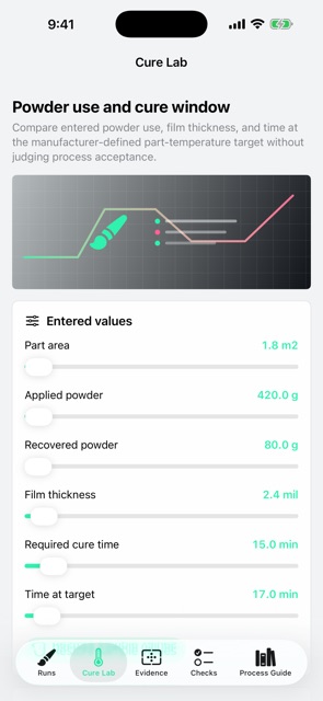 Coatdial: Powder Coat Lab screenshot 3