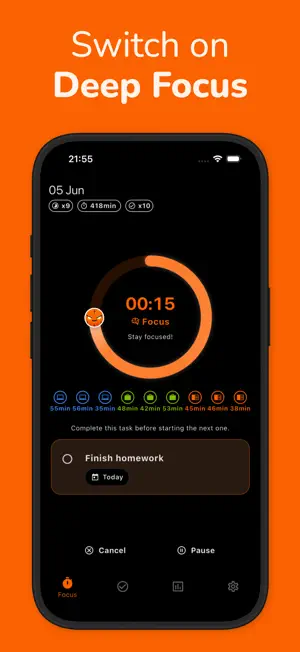 Deep Focus Time: FocusMode screenshot 1