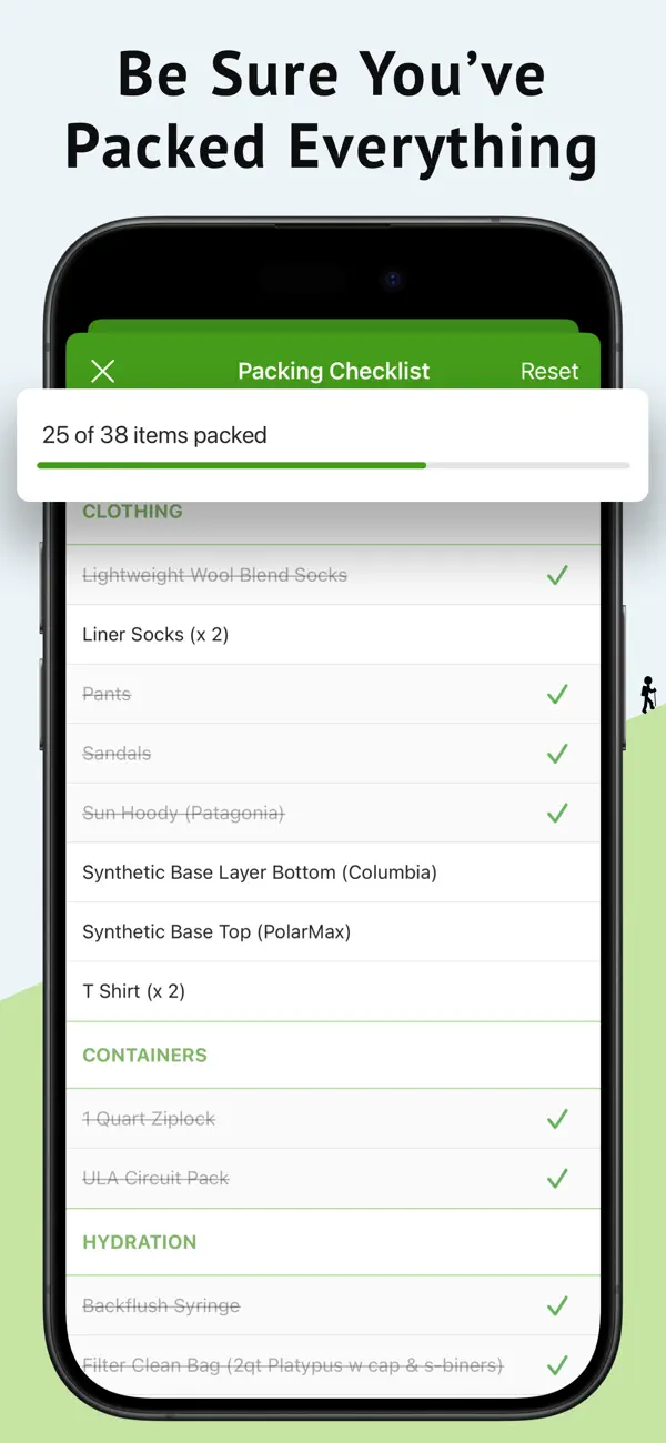 Screenshot #3 pour PackLight for Backpacking