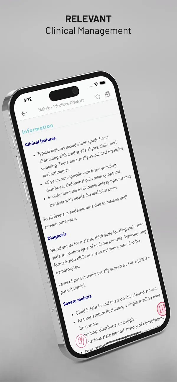 Screenshot #3 pour Pocket Emergency Paediatric