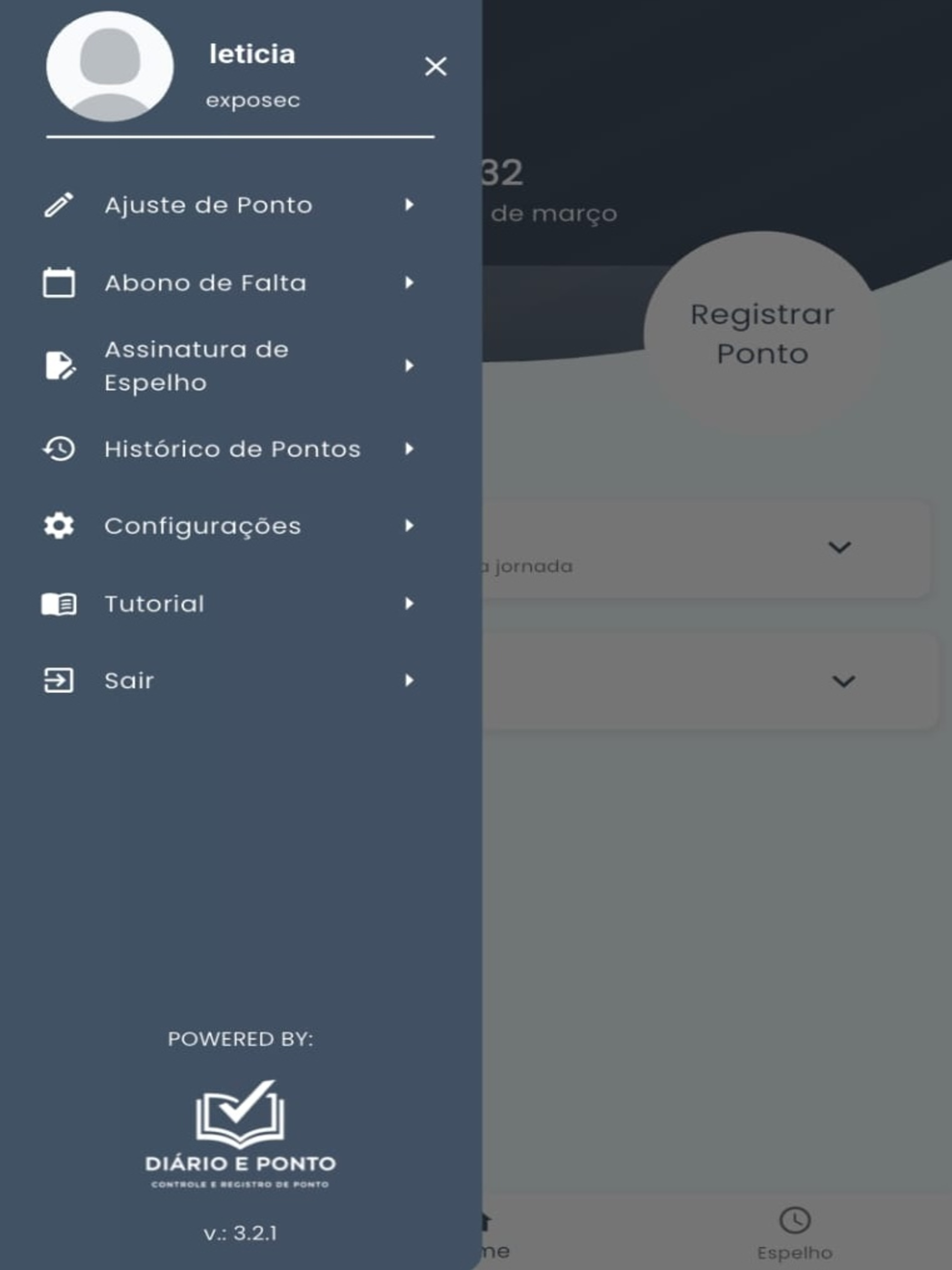 Diário e Ponto Ind screenshot 5