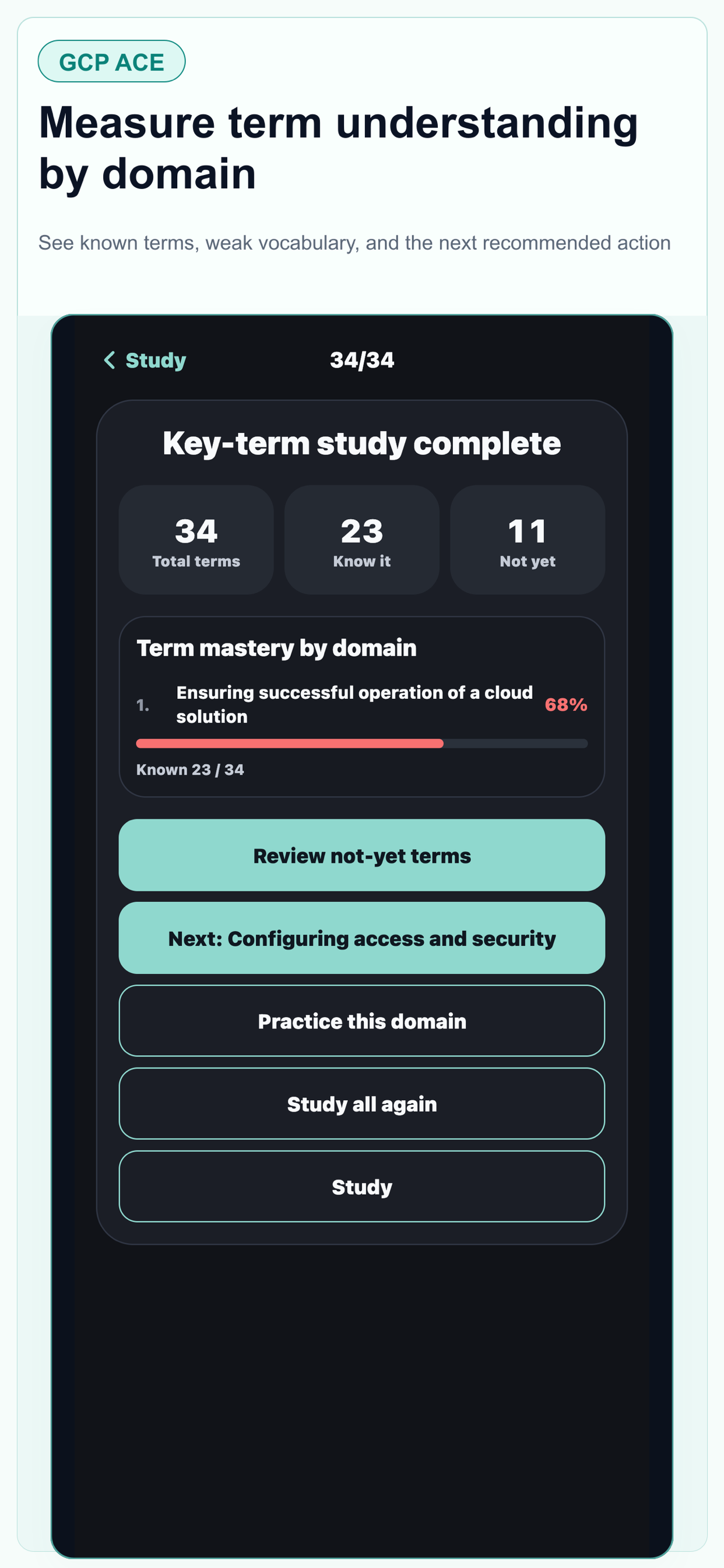 GCP ACE Cloud Engineer Prep screenshot 3