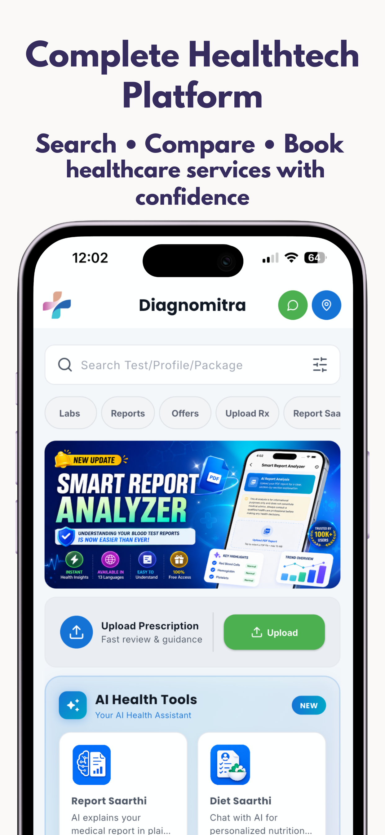 Diagnomitra Healthcare screenshot 3