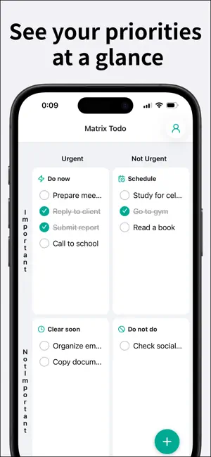 Matrix ToDo: ADHD Planner screenshot 2