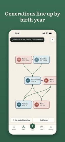 Family Tree: Graph screenshot 1