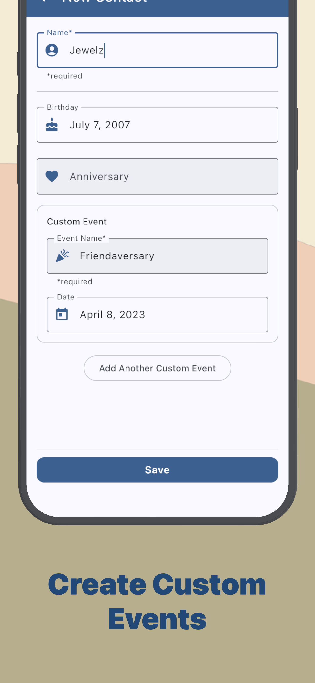 Birthdays: Reminders & Alerts screenshot 2