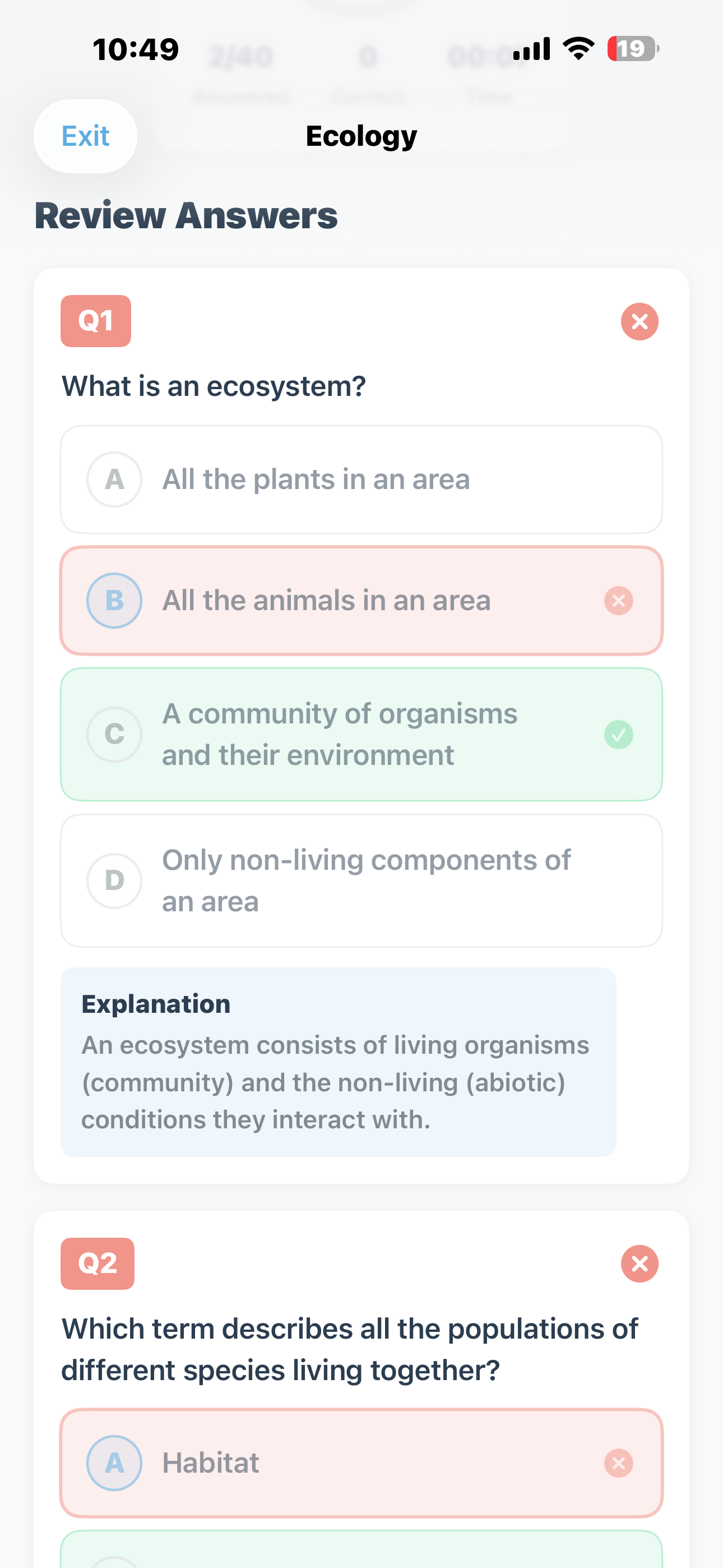 GCSE Biology Quiz
