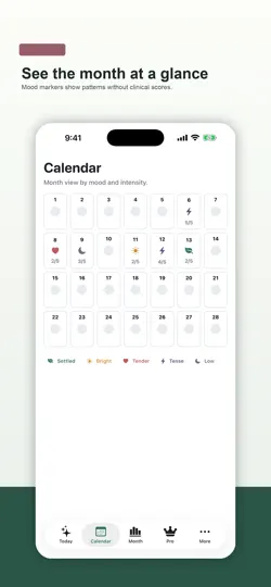 Capture d'écran de Mood Diary - Emotion Tracker sur iPhone 2
