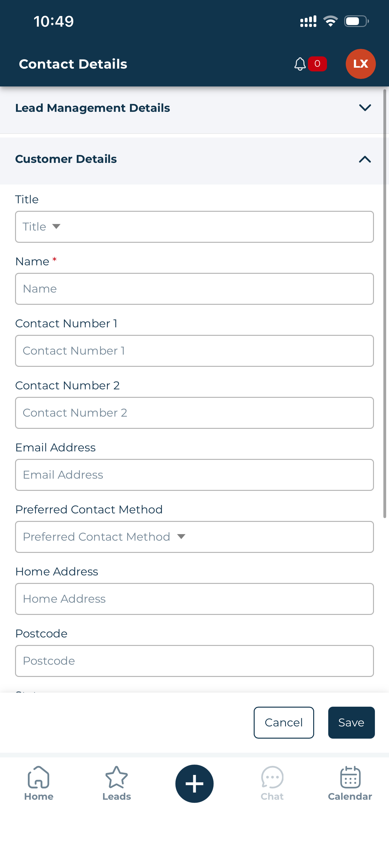 Golly CRM screenshot 3