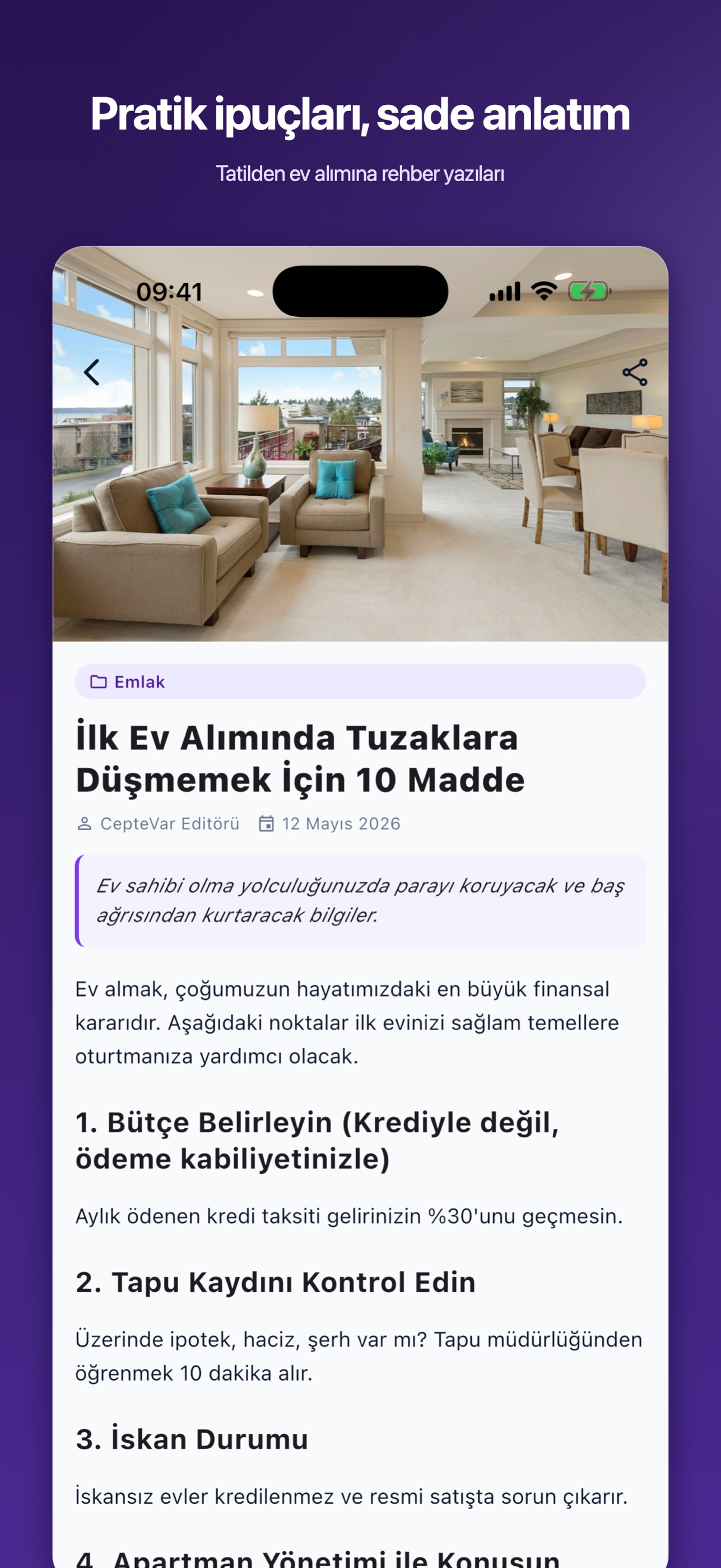 Screenshot 4 of CepteVar — İşletme Rehberi