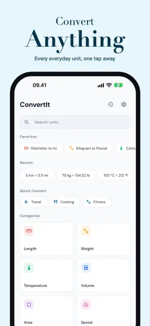 Unit Converter - ConvertIt screenshot 1