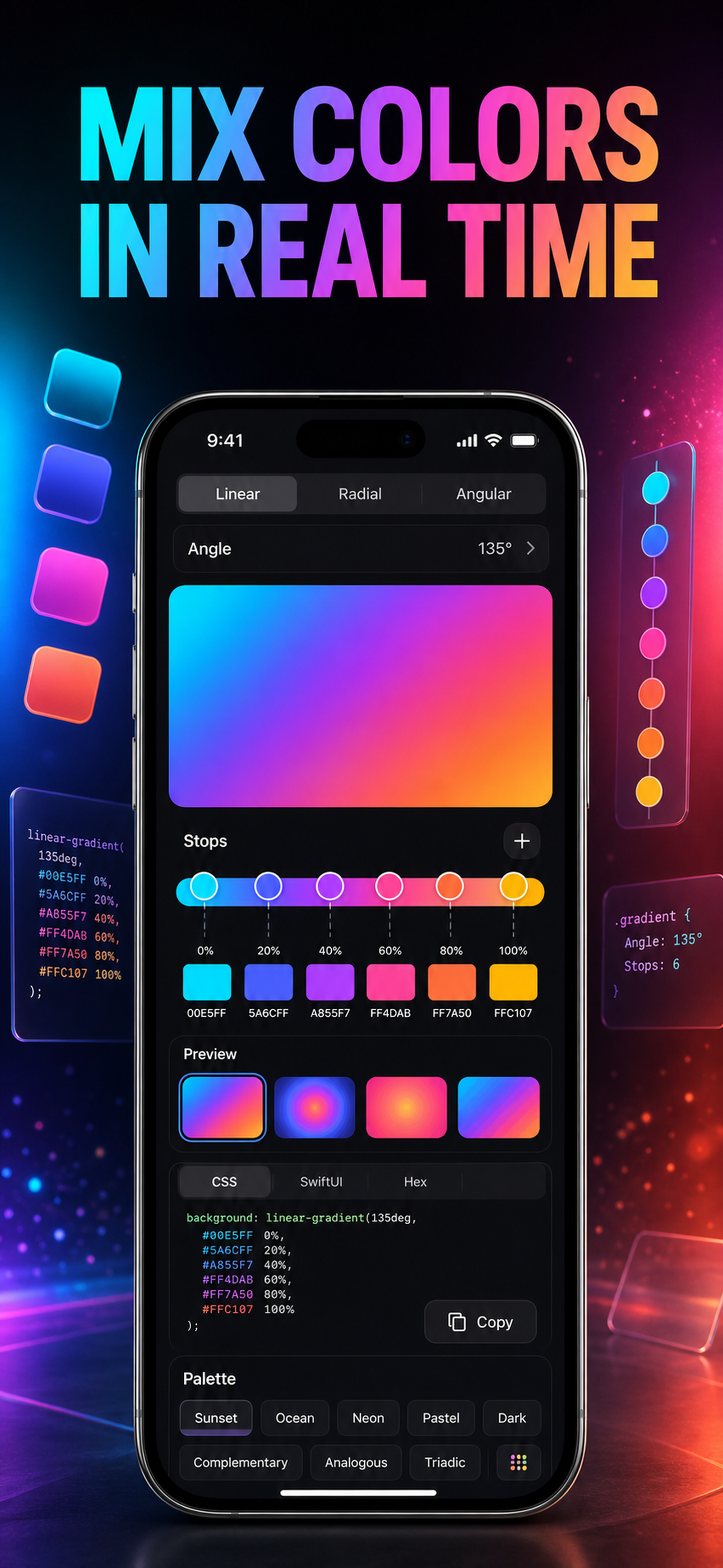 Gradient Generator: CSS Maker screenshot 2
